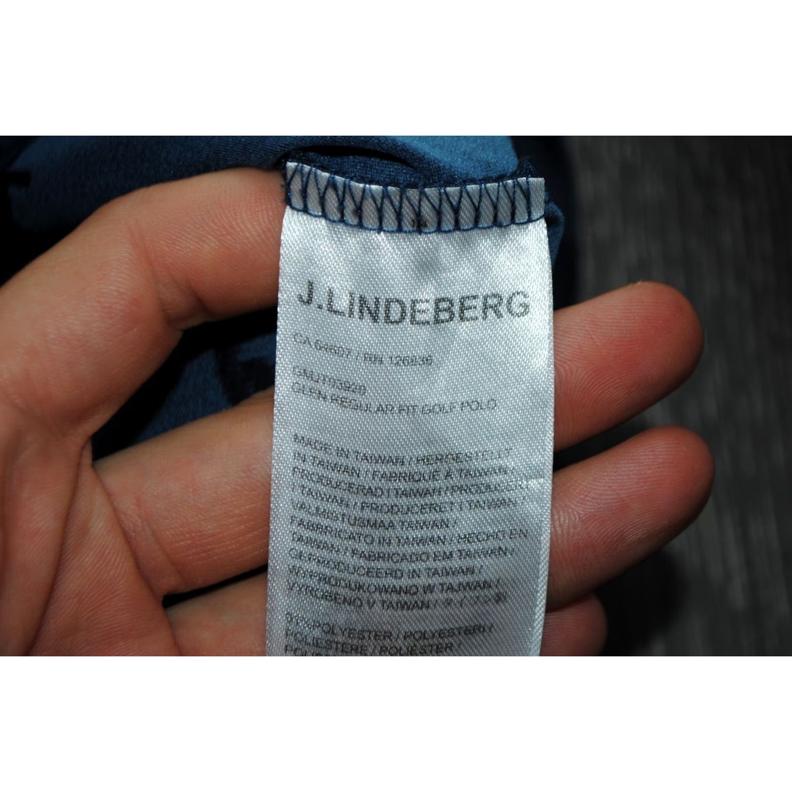 Lindbergh J. LINDBERG REGULAR FIT OCEAN BLUE-NAVY MENS GOLF POLO SHIRT GMJT03920 SMALL MENS Size US S / EU 44-46 / 1 - 5 Thumbnail