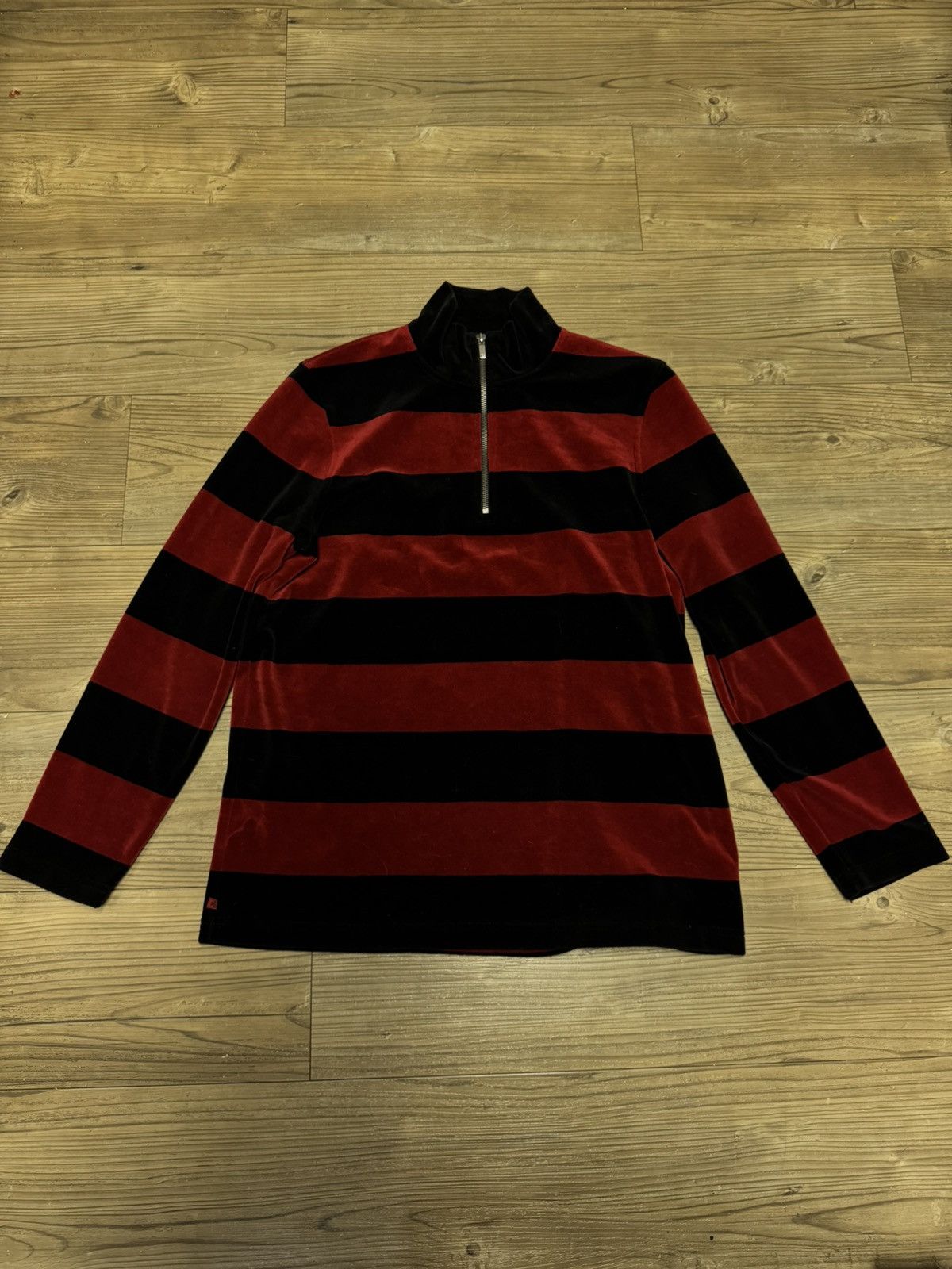 Polo Ralph Lauren × Ralph Lauren Striped velvet Ralph Lauren zip Size US M / EU 48-50 / 2 - 1 Thumbnail
