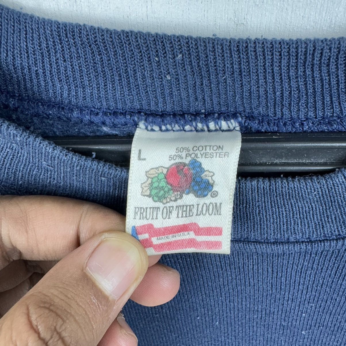Fruit Of The Loom × Vintage Vintage 90s Plain Pullover Sweatshirt Size US L / EU 52-54 / 3 - 2 Thumbnail