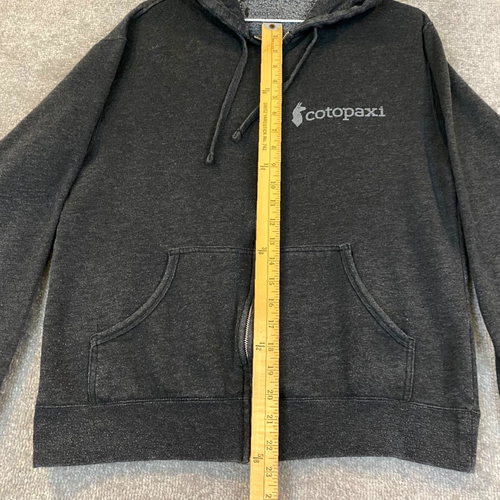 Cotopaxi Cotopaxi Jacket Mens Small Dark Gray Full Zip Hooded Hoodie Hiking Activewear Size US S / EU 44-46 / 1 - 5 Thumbnail