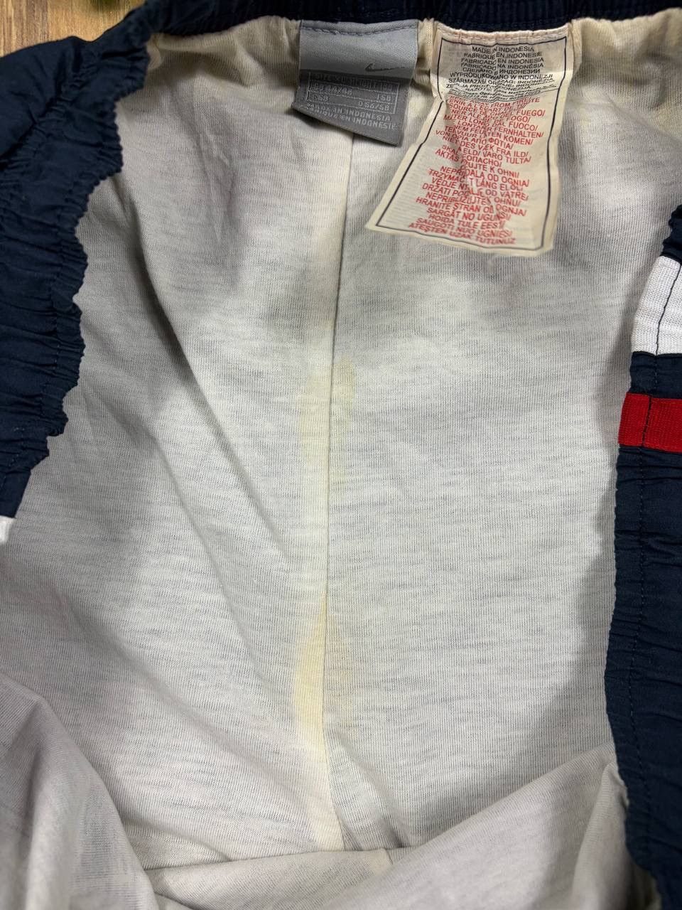 Nike 00’s NIKE BAGGY TRACK PANTS Y2K DRILL Size US 36 / EU 52 - 4 Thumbnail