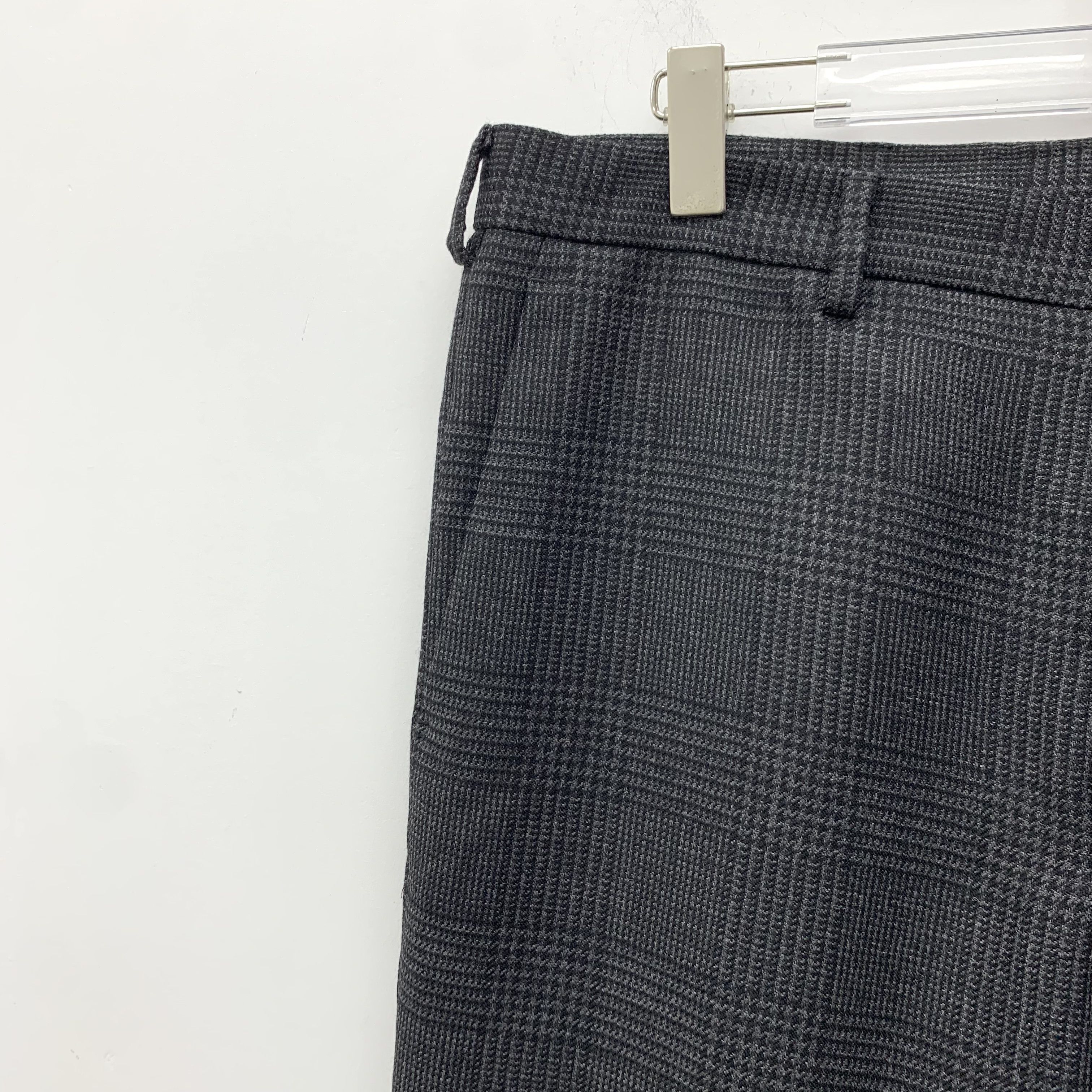 Prada Prada Grey Wool Plaid Casual Trousers (Size L) Size US 34 / EU 50 - 7 Thumbnail