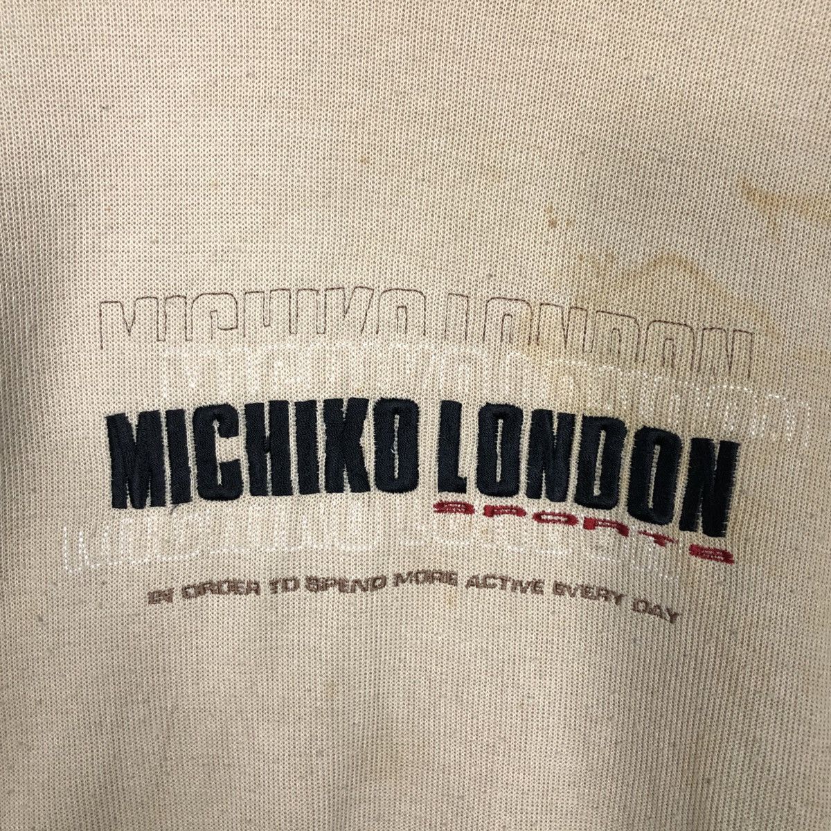 Japanese Brand 📌Vintage Sweathshirt Michiko London Big Log Size US M / EU 48-50 / 2 - 14 Thumbnail