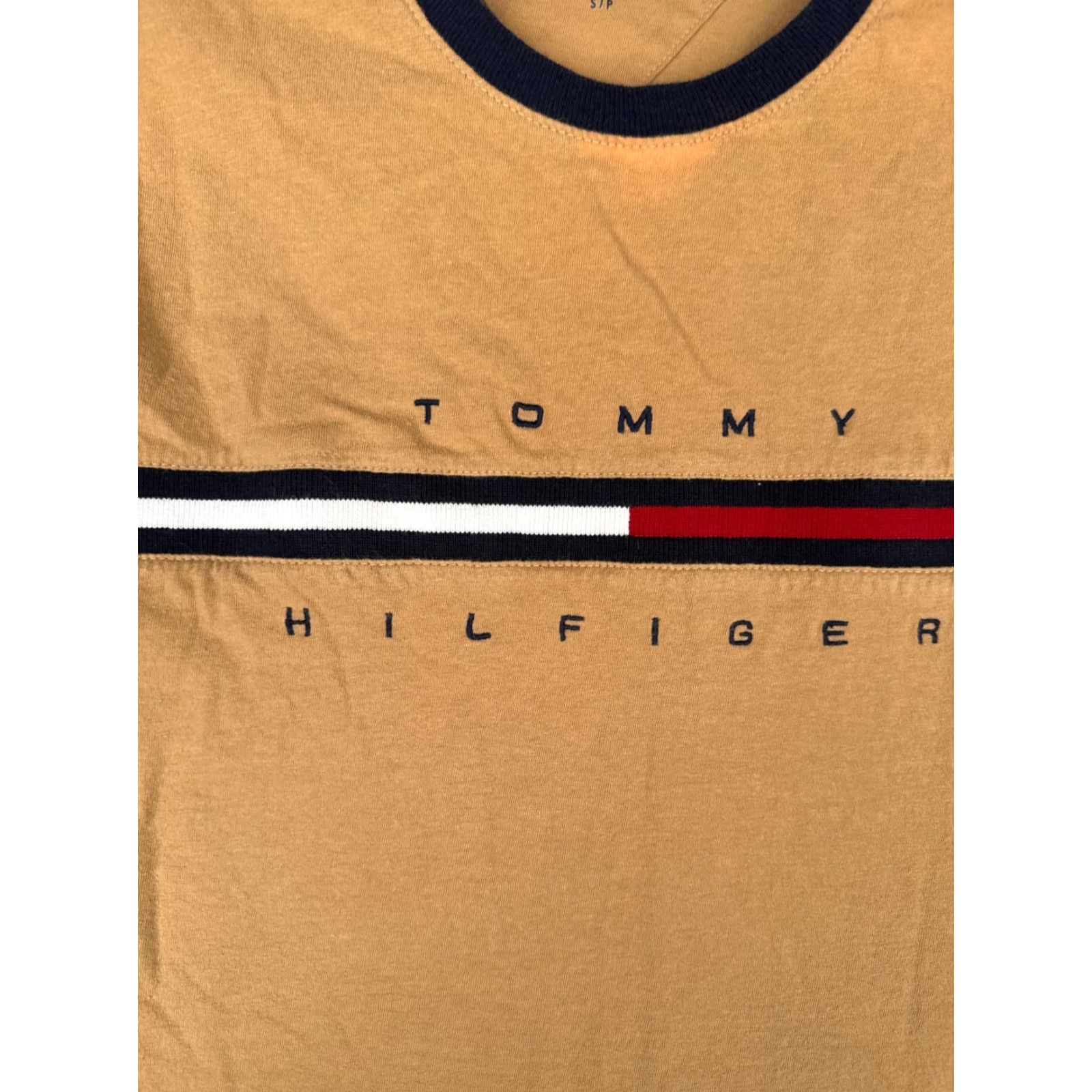 Tommy Hilfiger Tommy Hilfiger Shirt Men Small Petite Beige Crew Neck Cotton Short Sleeve Shirt - Tommy Hilfiger Shirt Men Small Beige Crew Neck Short Sleeve Cotton Size US S / EU 44-46 / 1 - 6 Thumbnail