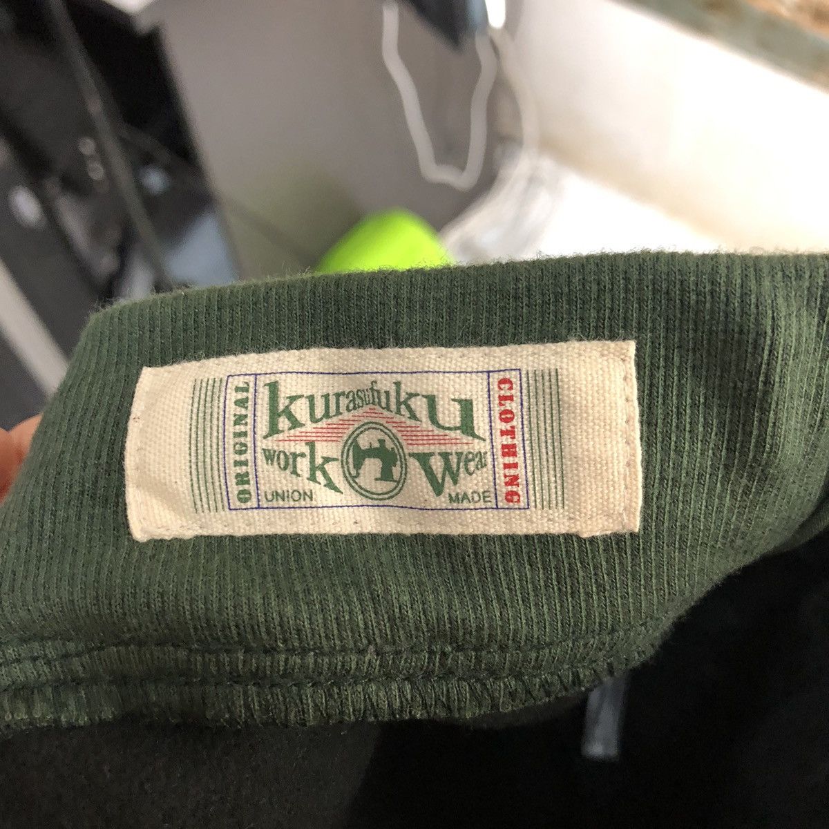 Japanese Brand Kurasufuku workwear Green Cargo Multipocket Pants #A2557 Size US 27 - 17 Thumbnail