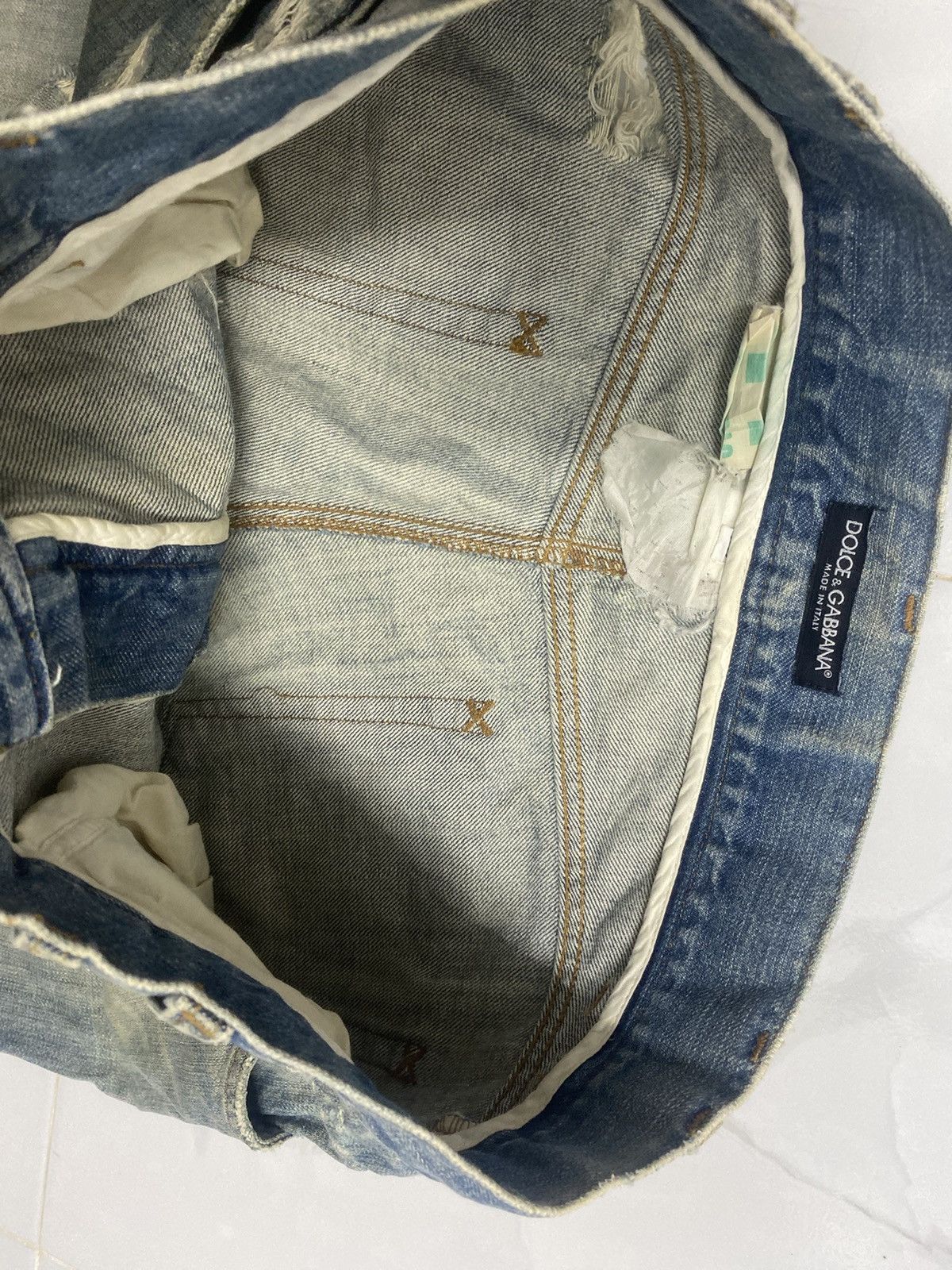 Dolce & Gabbana Dolce & Gabbana Mud Wash Distressed Denim Size US 34 / EU 50 - 13 Thumbnail