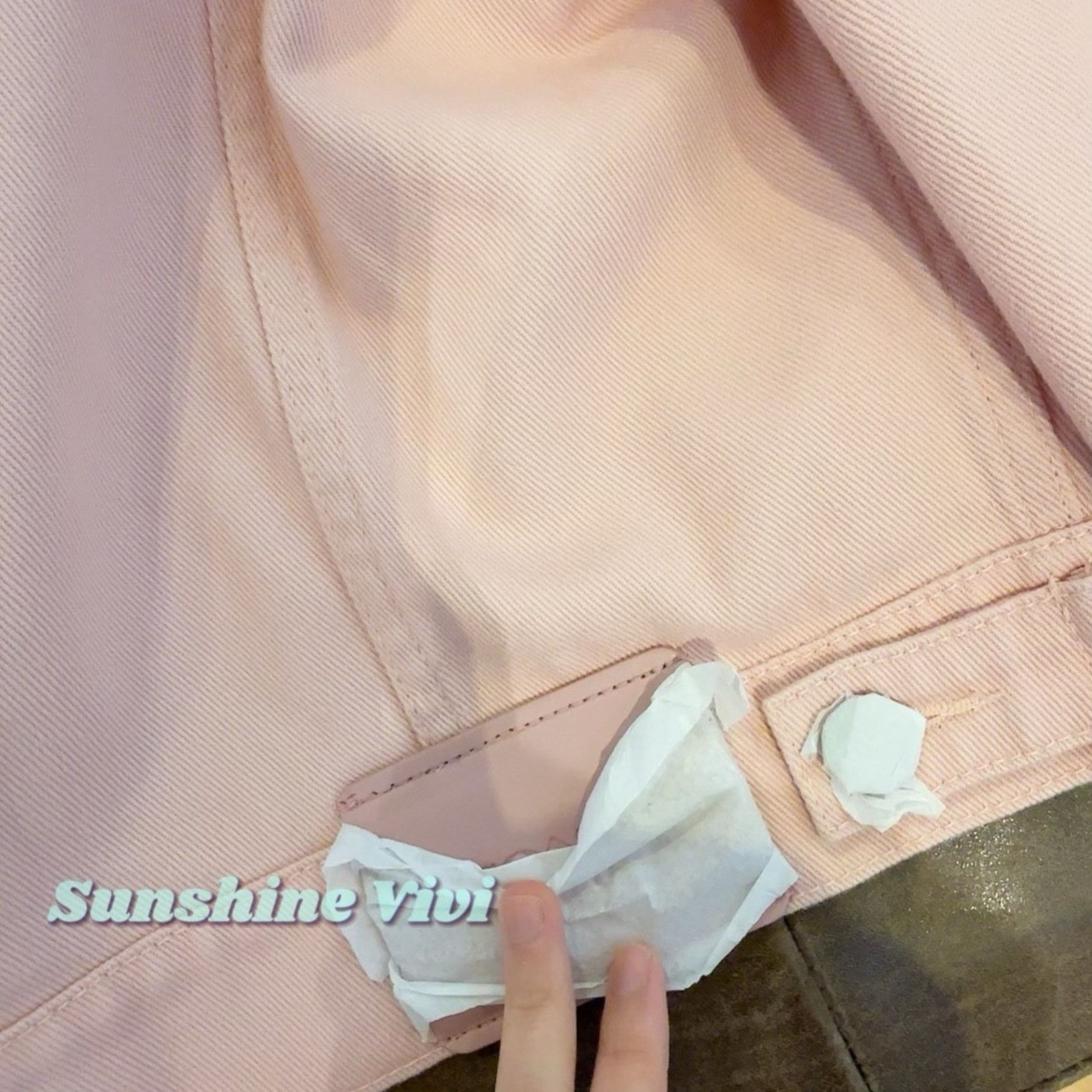 Coach NWT COACH Colorful Signature Denim Jacket Woman's CBB95 Pink Size M / US 6-8 / IT 42-44 - 6 Thumbnail