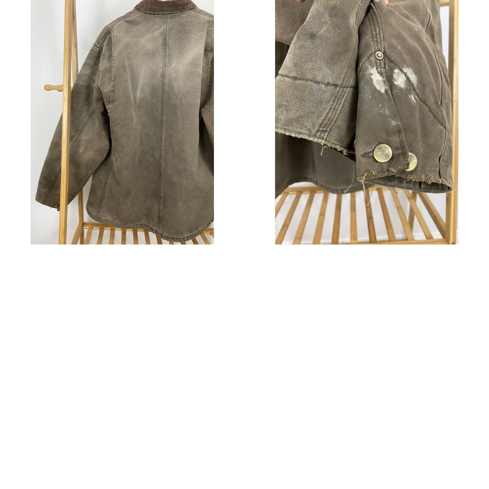 Carhartt VTG Carhartt Barn Jacket Chore Canvas Lined Brown XL Tall Men Shirt Jacket Size US XL / EU 56 / 4 - 8 Thumbnail