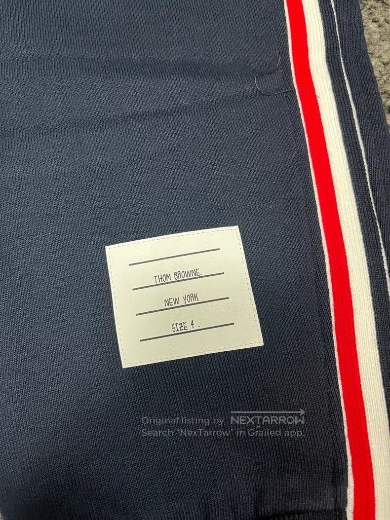 Thom Browne Thom Browne size 4 Side-Striped Sports Sweatpants Size US 32 / EU 48 - 5 Thumbnail