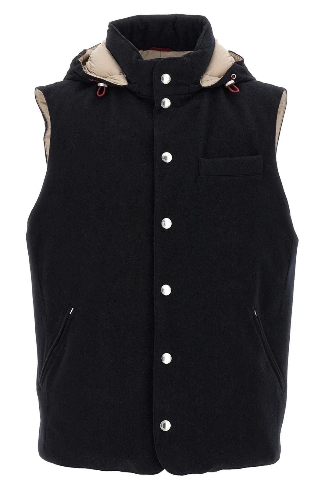Brunello Cucinelli BRUNELLO CUCINELLI $$4150 Black Wool Vest New & Authentic Size US M / EU 48-50 / 2 - 1 Thumbnail