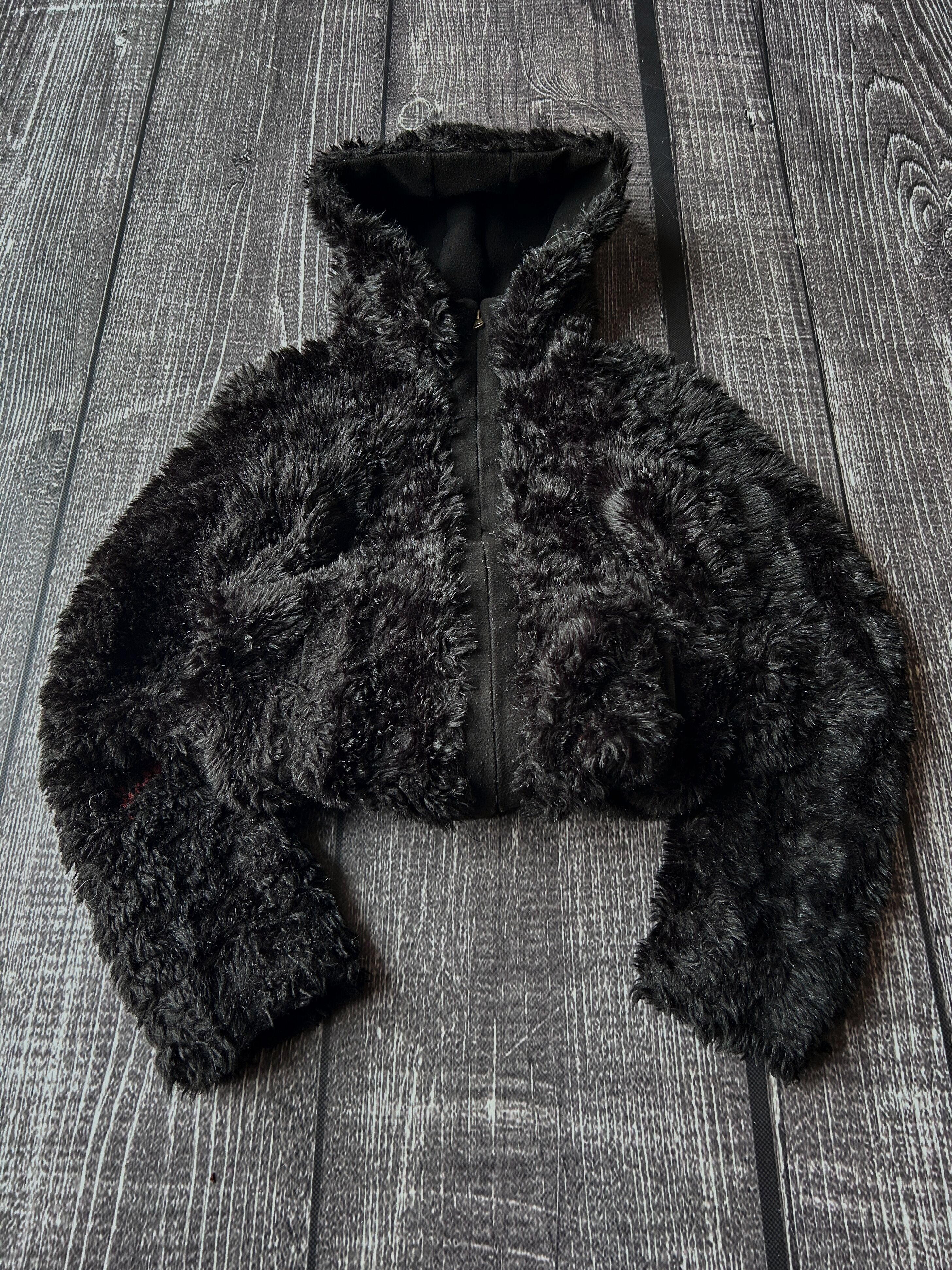 Pre-owned If Six Was Nine X Le Grande Bleu L G B Vtg Yohji Yamamoto If Six Was Nine Style Opium Fur Jacket In Multicolor