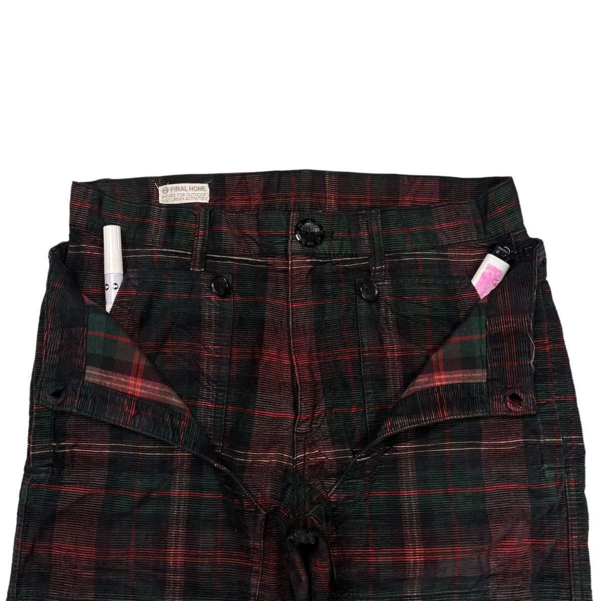 Final Home Vtg Final Homme Multi Pocket Corduroy Pants Size US 30 / EU 46 - 4 Thumbnail