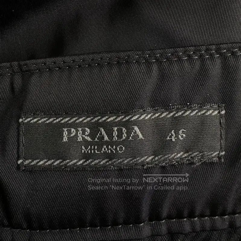 Prada Prada Black Polyester Logo Men's Shorts. Size US 31 - 4 Thumbnail
