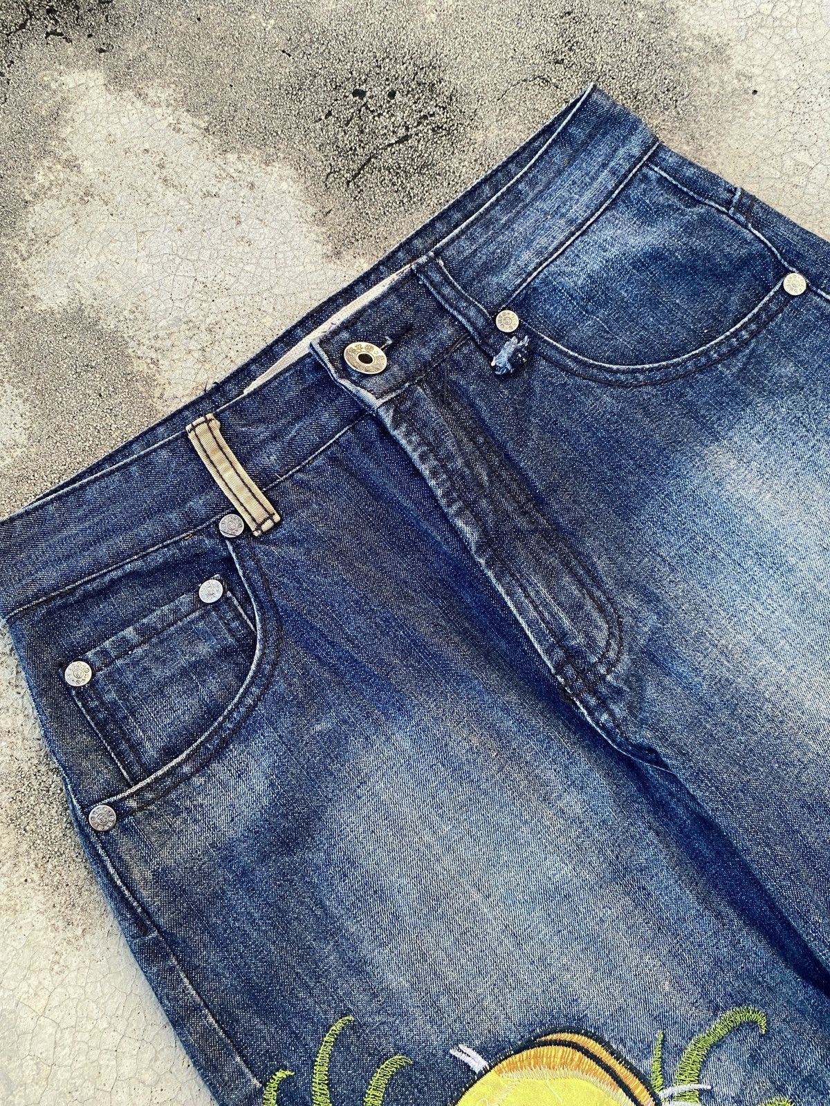 Japanese Brand Vintage Sukajan Jeans Koi Size US 30 / EU 46 - 4 Thumbnail
