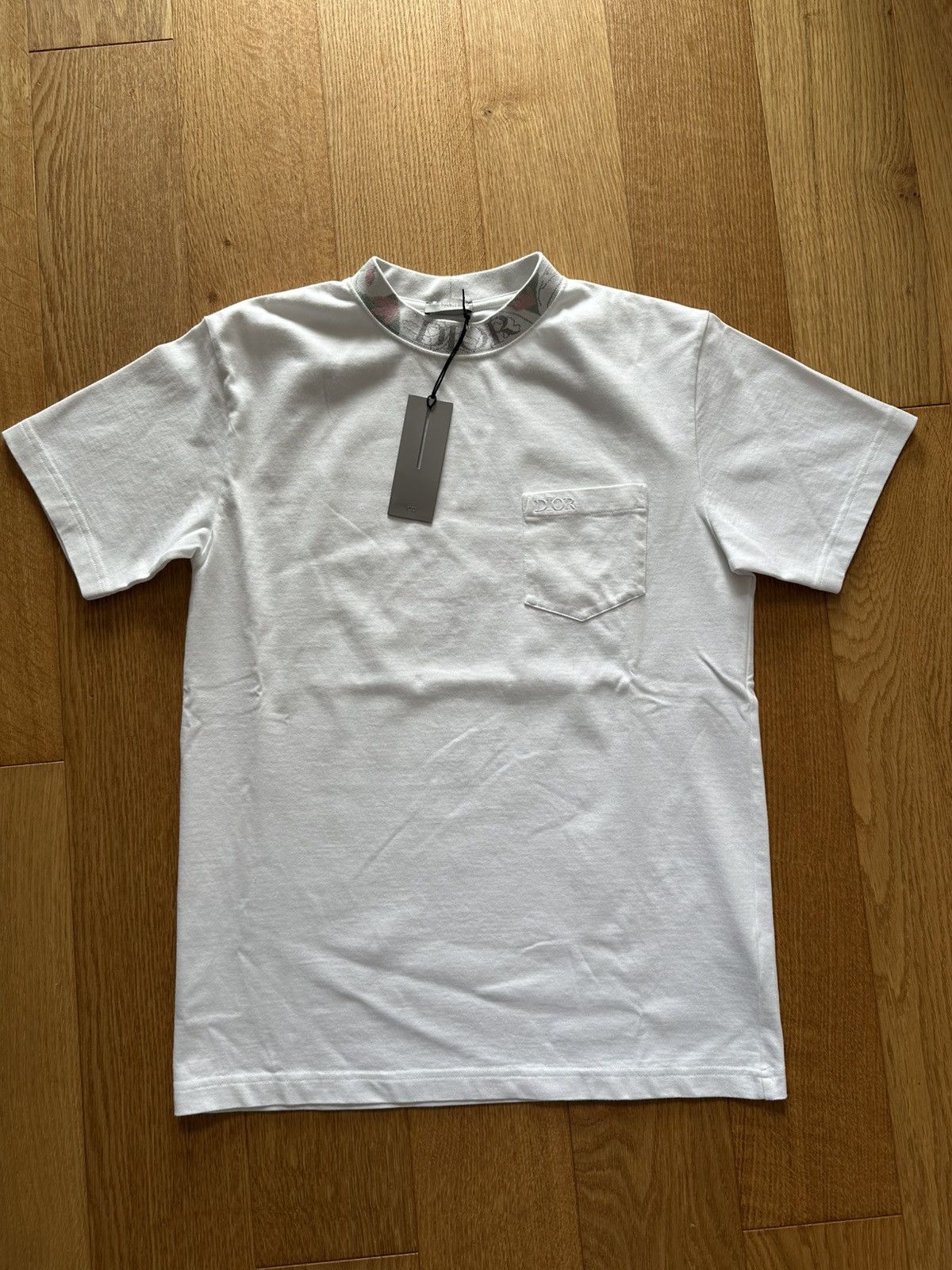 Dior Dior Flower Collar Tee Size US S / EU 44-46 / 1 - 1 Thumbnail