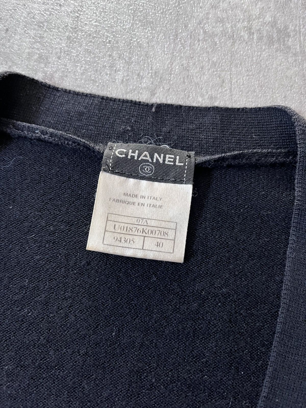 Chanel Chanel 2010 Printemps cardigan wool black Size US S / EU 44-46 / 1 - 9 Thumbnail