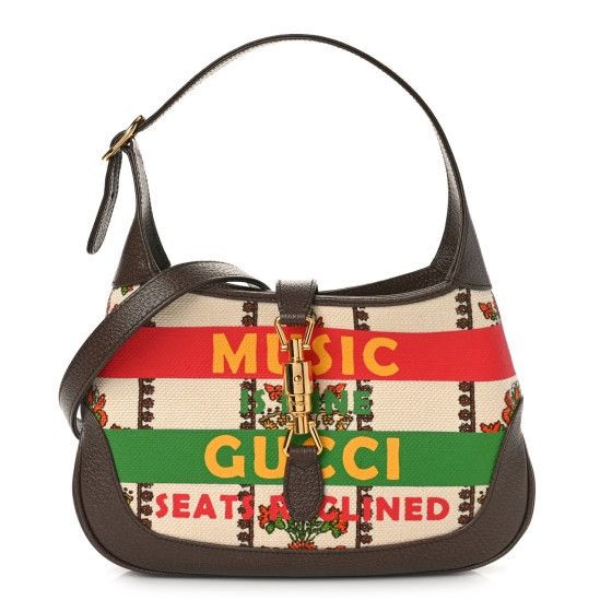 Gucci Canvas 100 Centennial Music Small Jackie 1961 Hobo Bag Size ONE SIZE - 1 Thumbnail