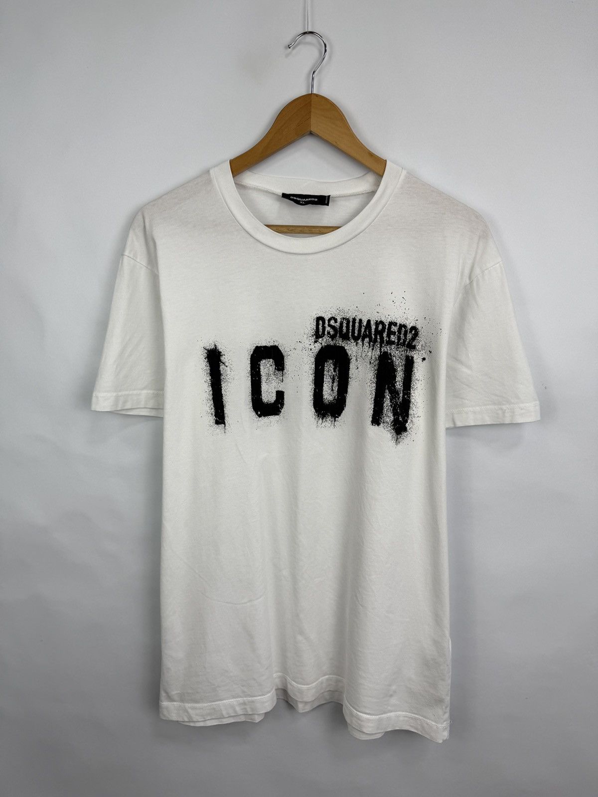 Dsquared2 🇮🇹 Y2K Dsquared2 Icon Big Logo T-Shirt Rare Retro Hype Size US XL / EU 56 / 4 - 3 Thumbnail