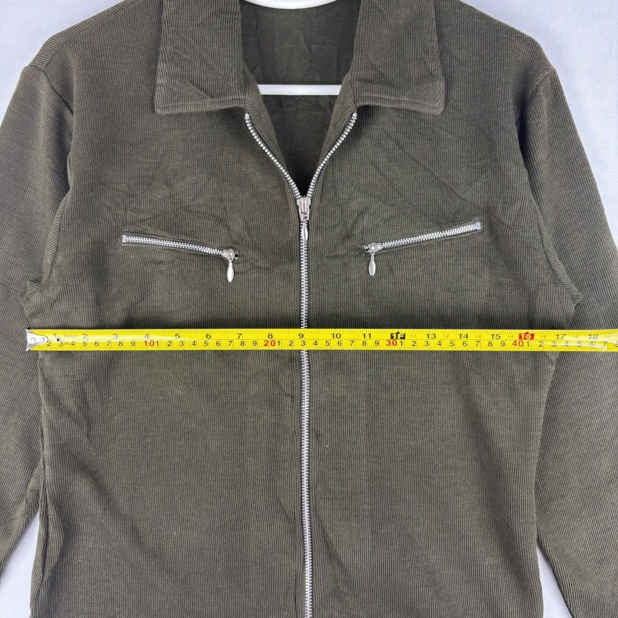 Vintage Le’fumoir Knit Jacket zipper dark green Size US M / EU 48-50 / 2 - 2 Thumbnail