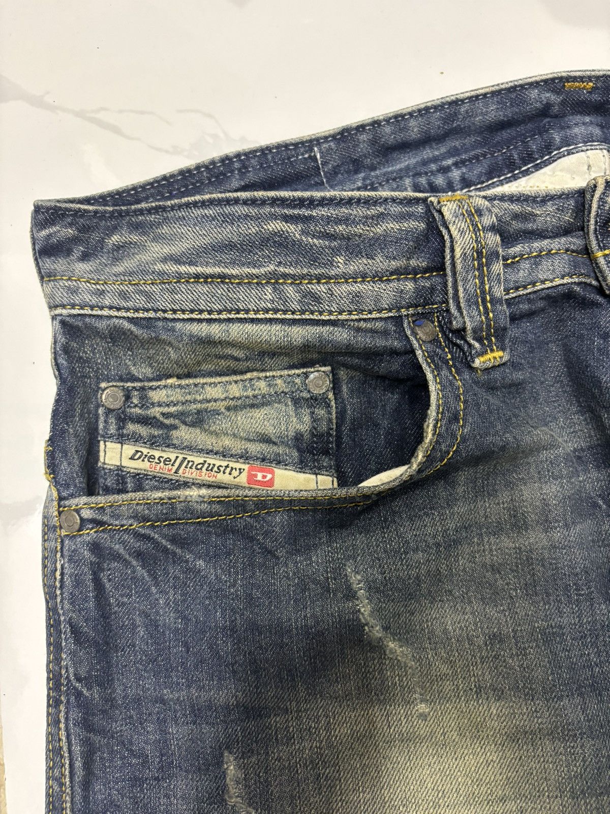 Diesel DIESEL CLAW MARK DISTRESSED SLIM SKINNY JEANS Size US 34 / EU 50 - 9 Thumbnail