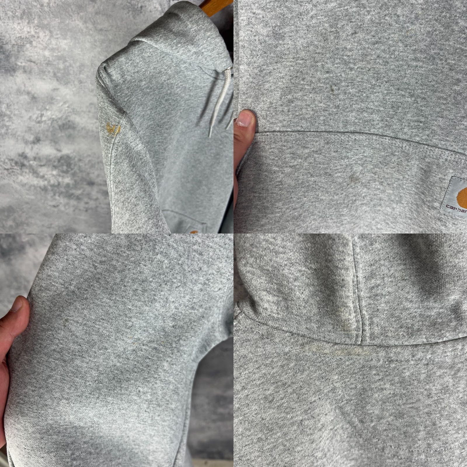 Carhartt Carhartt Hoodie Men Gray Cotton Small Logo Pullover Size L | Workwear Size US L / EU 52-54 / 3 - 10 Thumbnail
