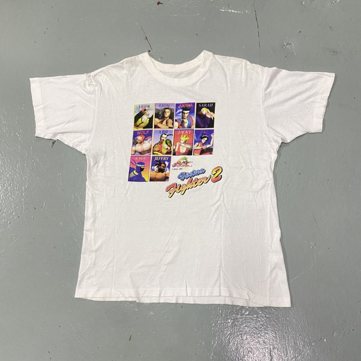 Playstation × Vintage Vintage Virtua Fighter 2 Promo Game Tee Sega Nintendo Ps2 Size US L / EU 52-54 / 3 - 2 Thumbnail
