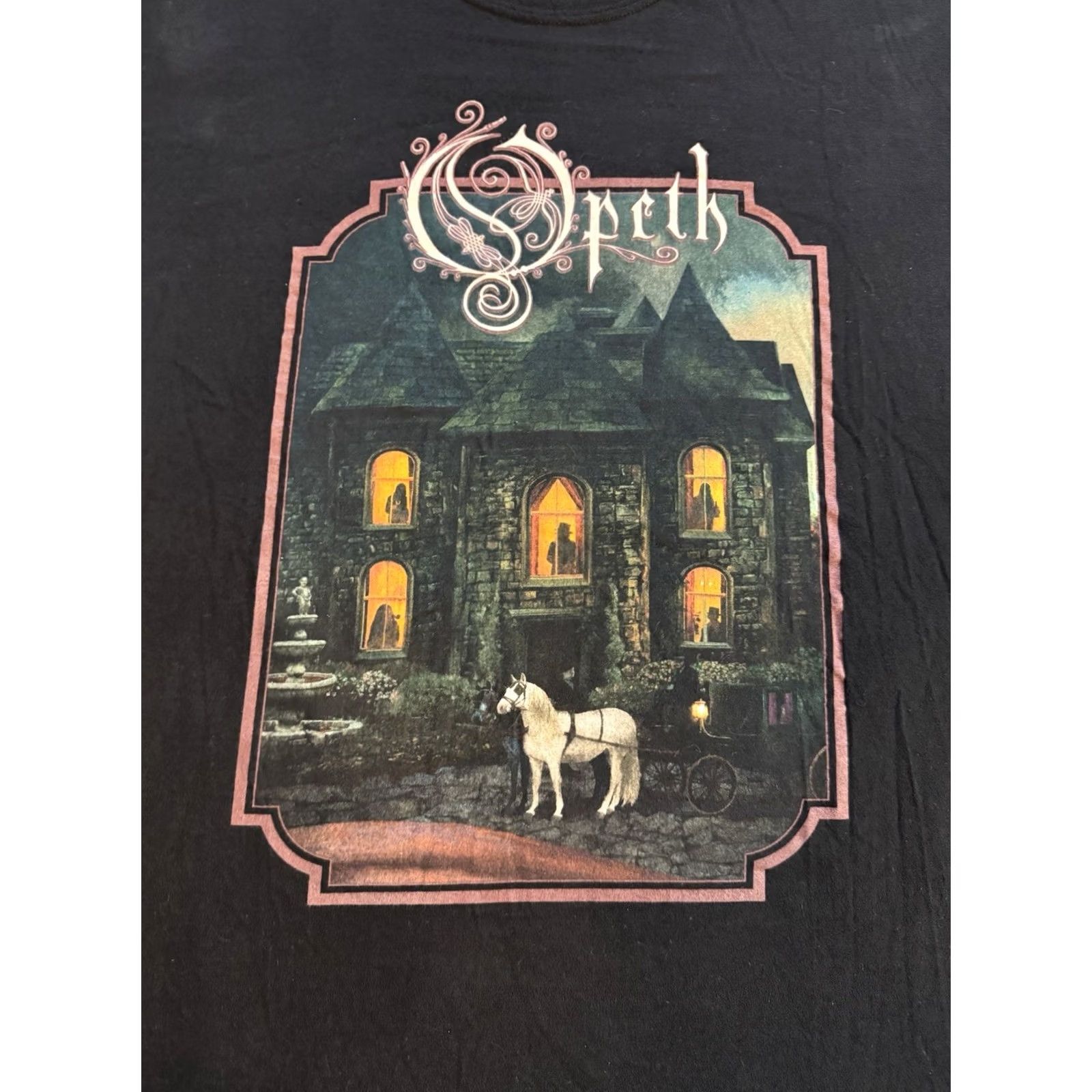 Gildan VINTAGE Opeth In Cauda Venenum Metal Band T-shirt Black XL Size US XL / EU 56 / 4 - 2 Thumbnail