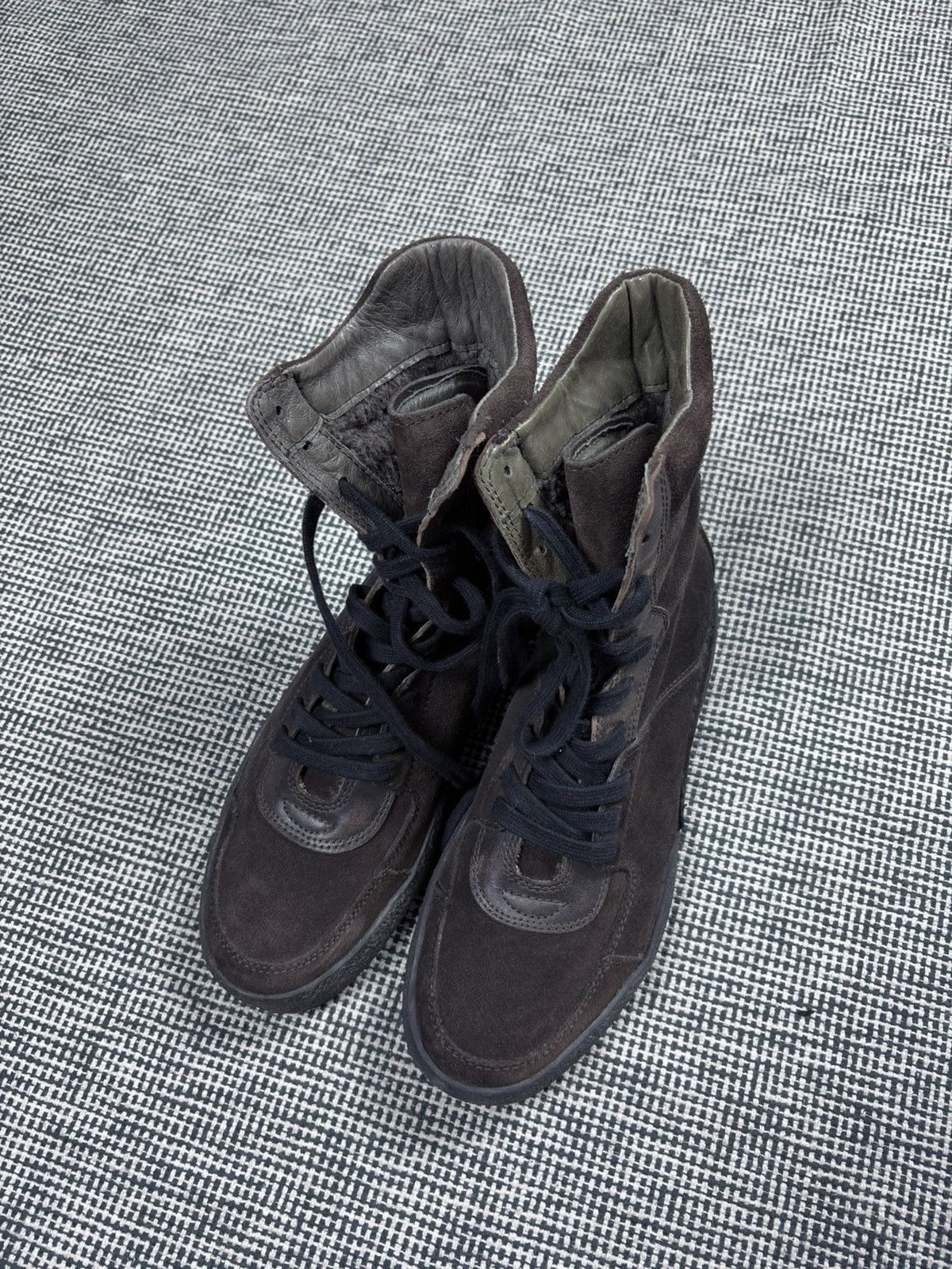 Other vintage vagabond chunky combat moto style boots suede Size US 10.5 / EU 43-44 - 6 Thumbnail