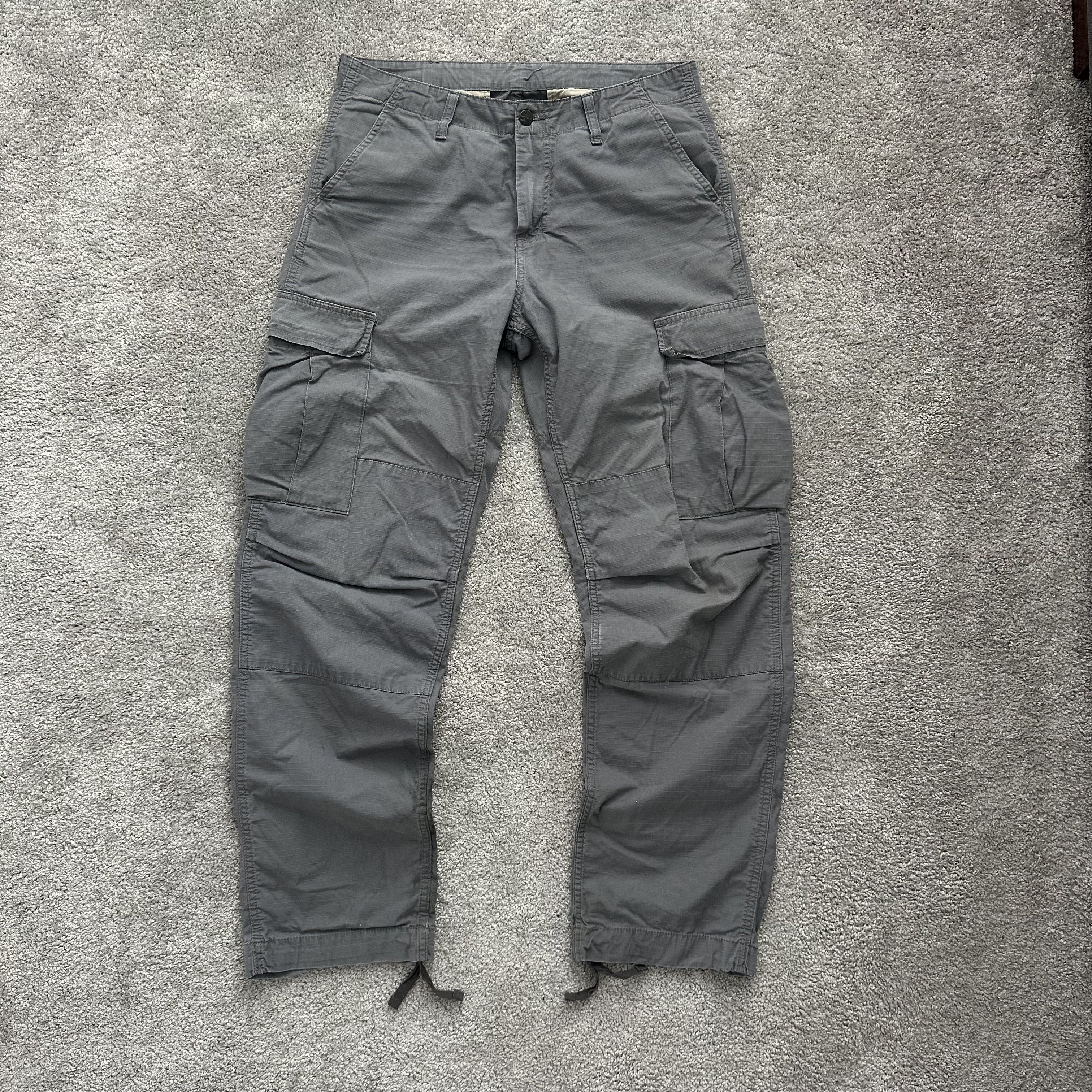Carhartt Carhartt Vintage Distressed Denim Cargo Streetwear Pants Size US 32 / EU 48 - 6 Thumbnail