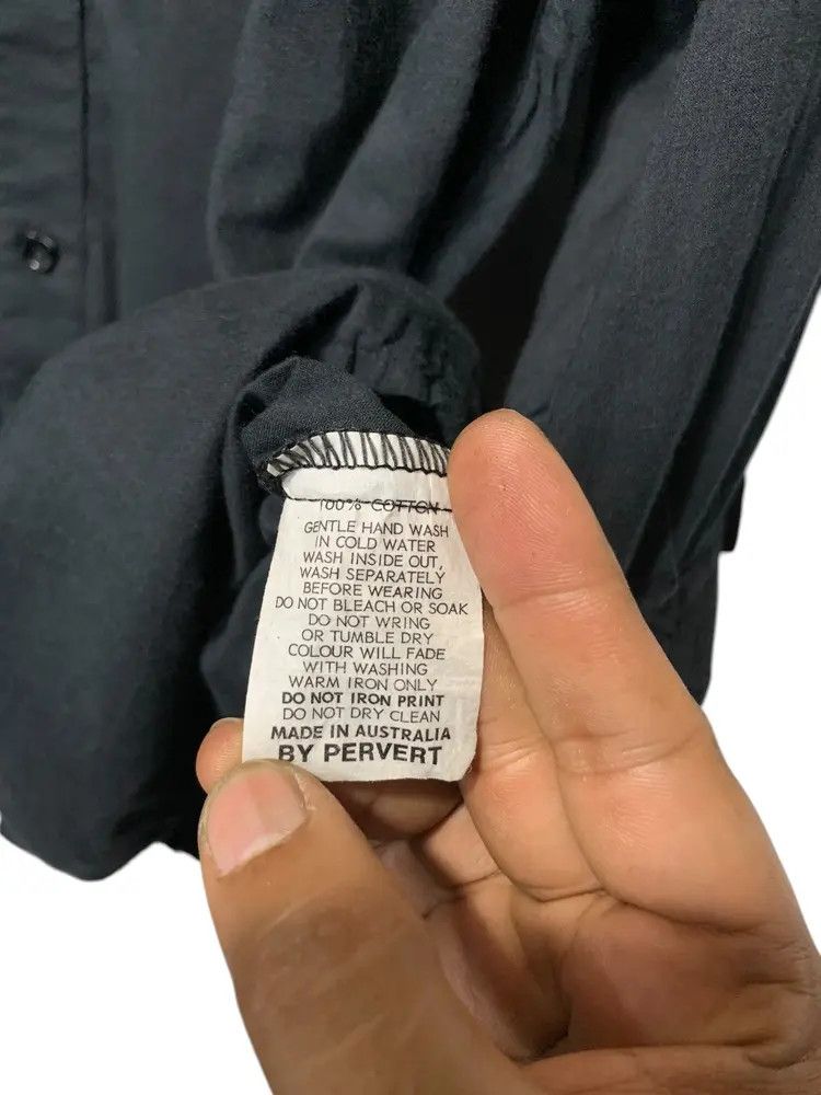 Pervert 00s Pervert patchwork gothic western shirt made inaustralia Size US XL / EU 56 / 4 - 10 Thumbnail
