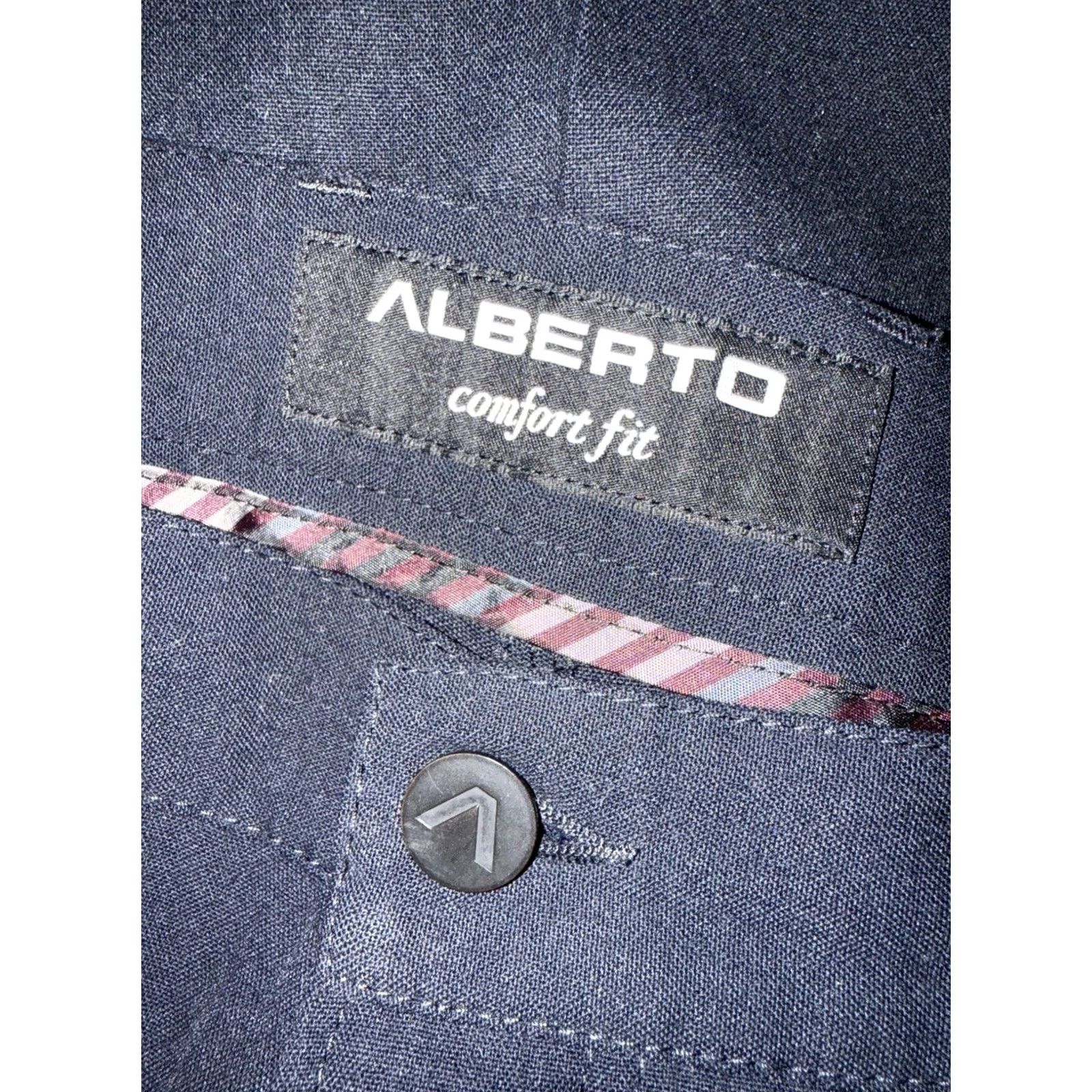 Vintage VINTAGE Alberto Comfort Fit Ceramica Polyester Blend Black Pants 34x33 Size US 34 / EU 50 - 2 Thumbnail