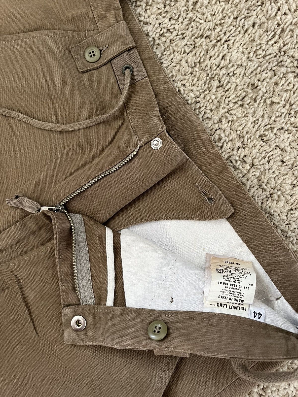 Helmut Lang Helmut lang archive drawstring trousers Size US 44 / EU 60 - 4 Thumbnail