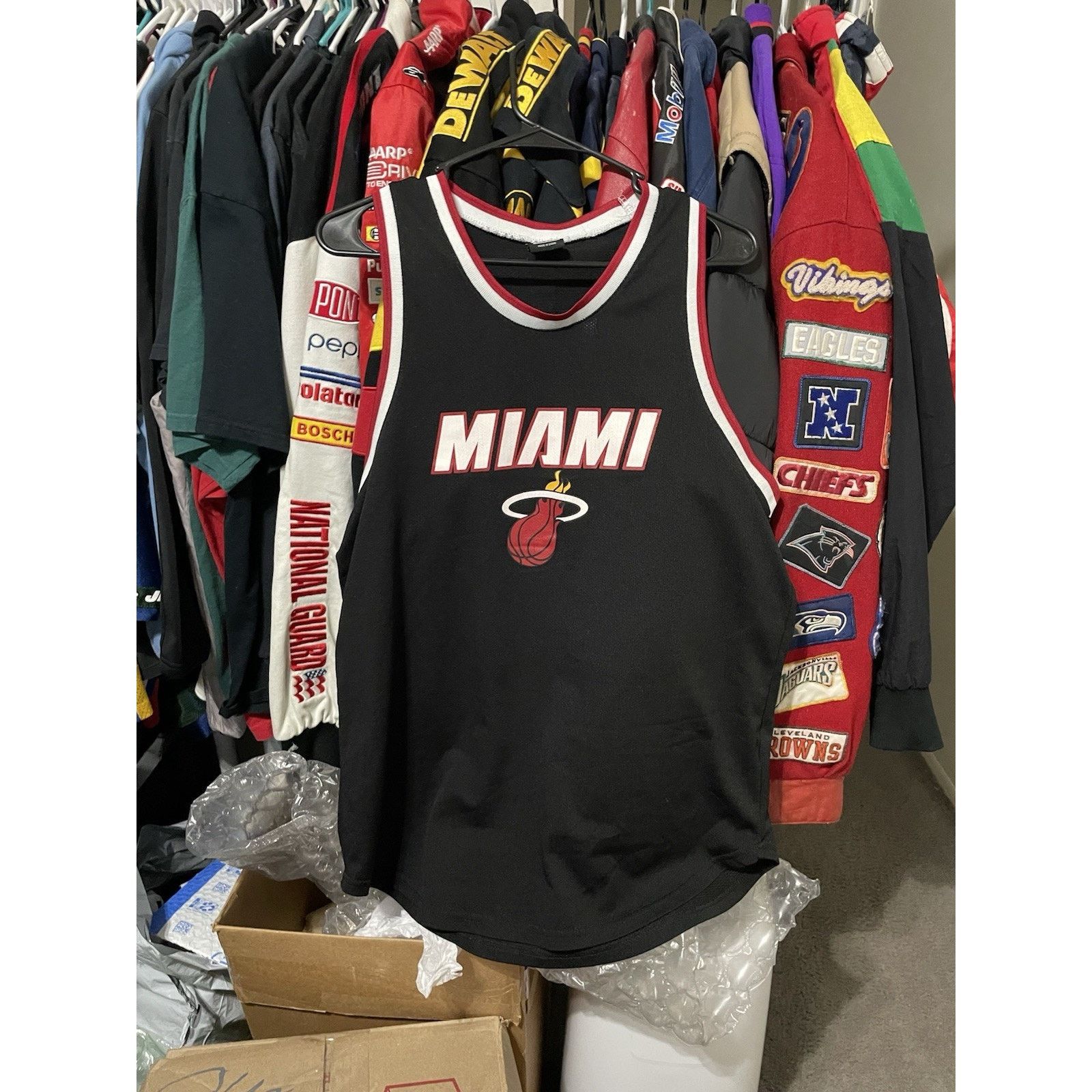 NBA Size S- Miami Heat Ultra Game Sleeveless Swingman Jersey Size US S / EU 44-46 / 1 - 1 Thumbnail