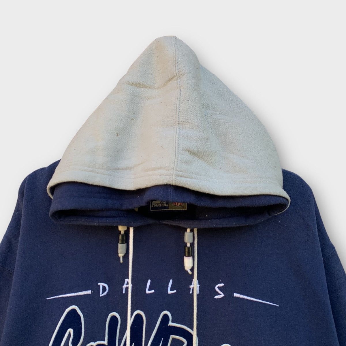 Starter Vintage 90s Starter Dallas Cowboys NFL Embroidered Hoodie Size US L / EU 52-54 / 3 - 3 Thumbnail