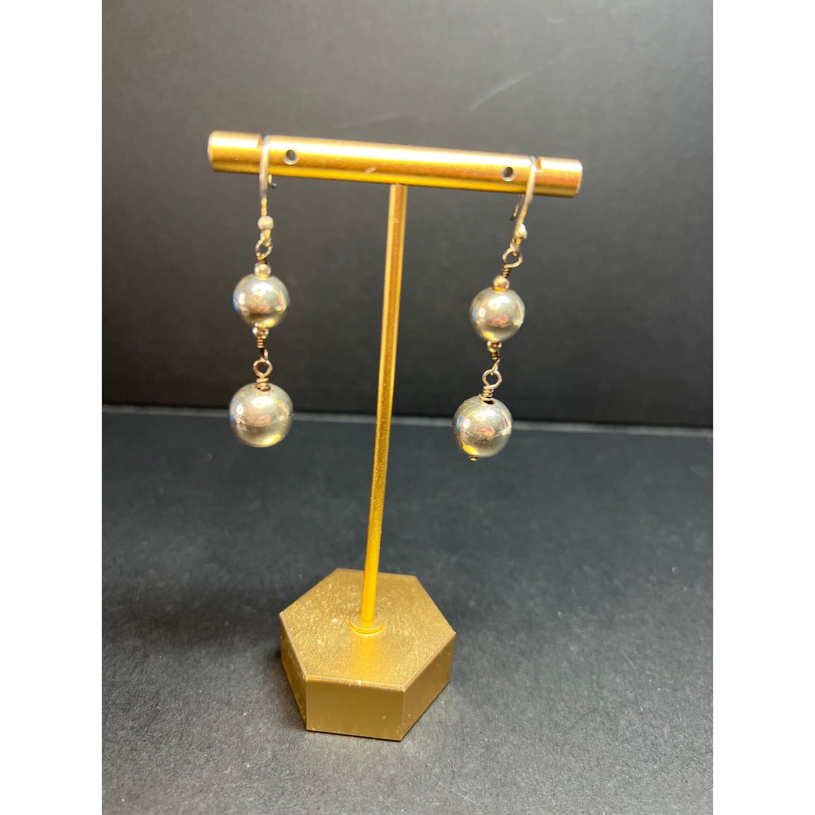Other Vintage sterling silver graduated ball dangling earrings Size ONE SIZE - 16 Thumbnail