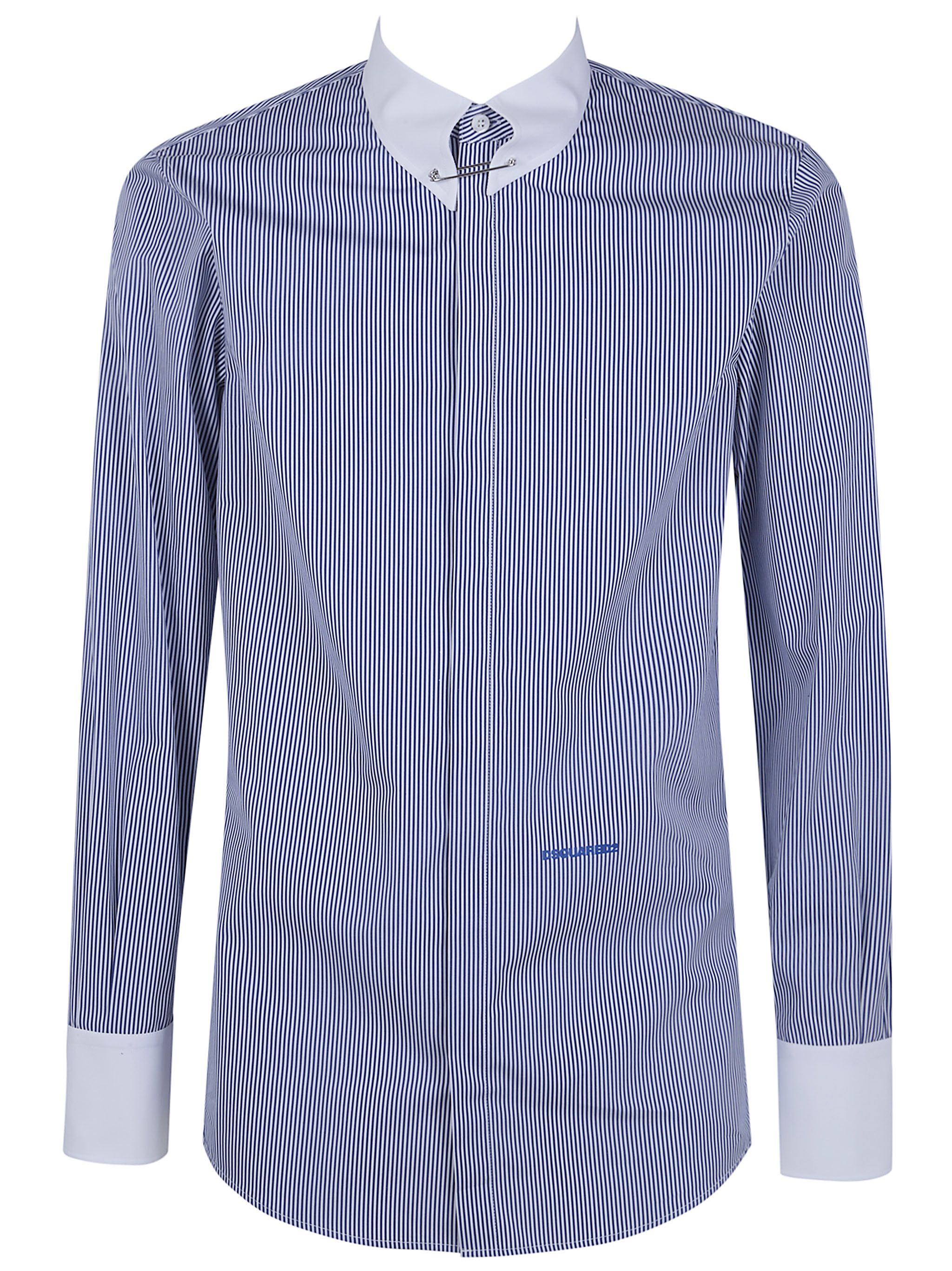 Dsquared2 "EASY" SLIM PIN COLLAR SHIRT Size US XL / EU 56 / 4 - 1 Thumbnail