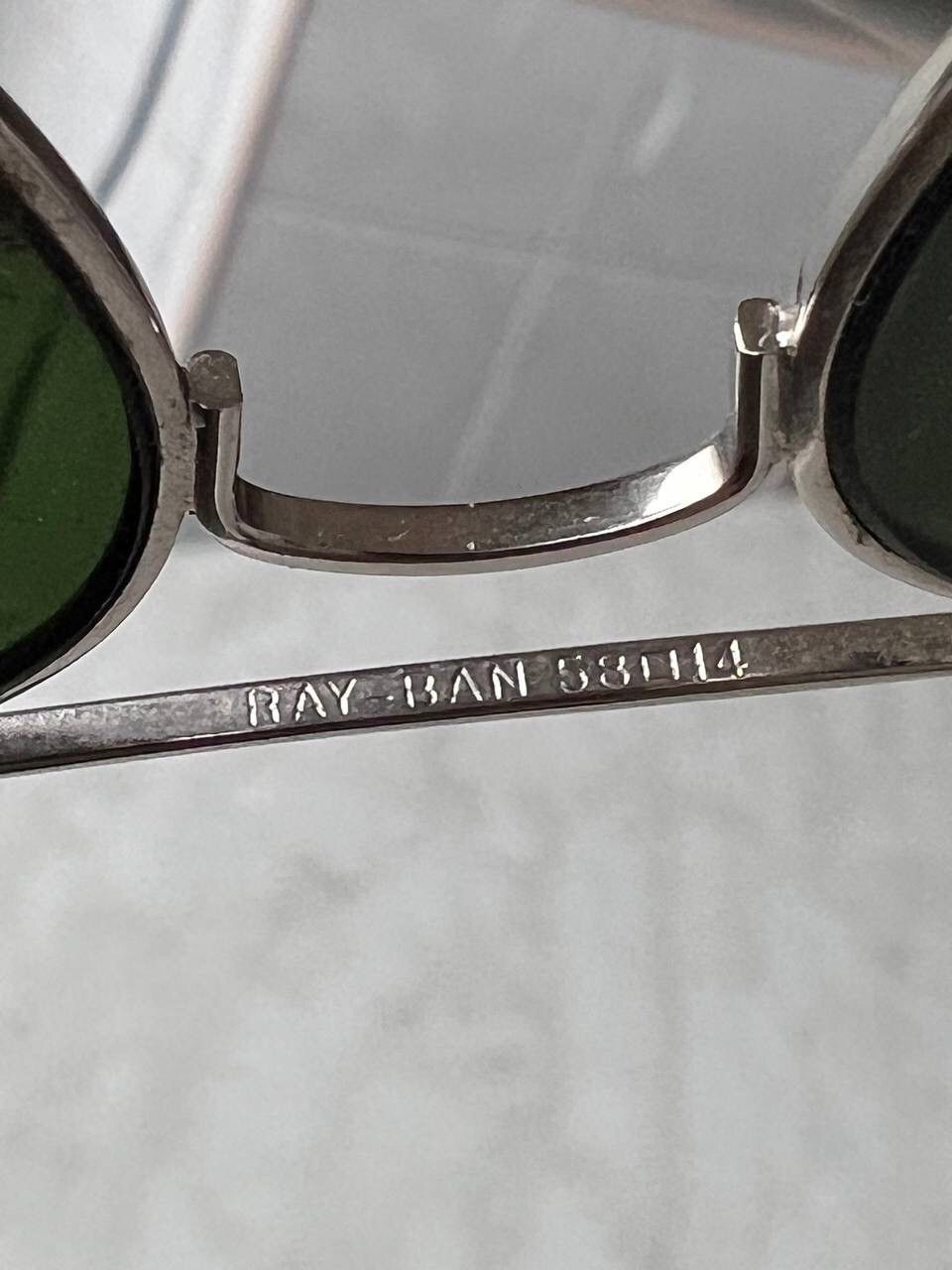 RayBan RayBan Aviator Metal Steel Sunglasses Made In Italy RB 3025 Size ONE SIZE - 8 Thumbnail