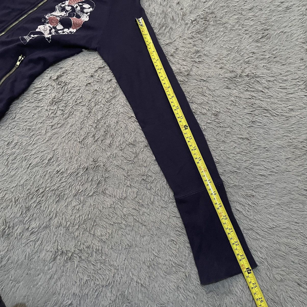 Le Grande Bleu (L.G.B.) D.I.A RoseSkull Hoodie Y2K Size S / US 4 / IT 40 - 10 Thumbnail