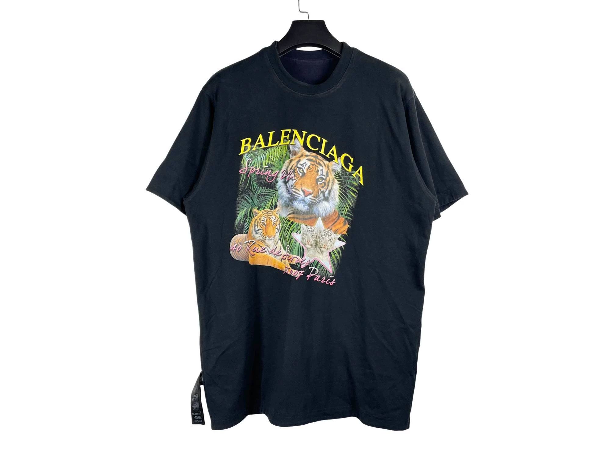 Balenciaga Balenciaga FBI Tiger Head Reversible Short Sleeve Size US L / EU 52-54 / 3 - 3 Thumbnail