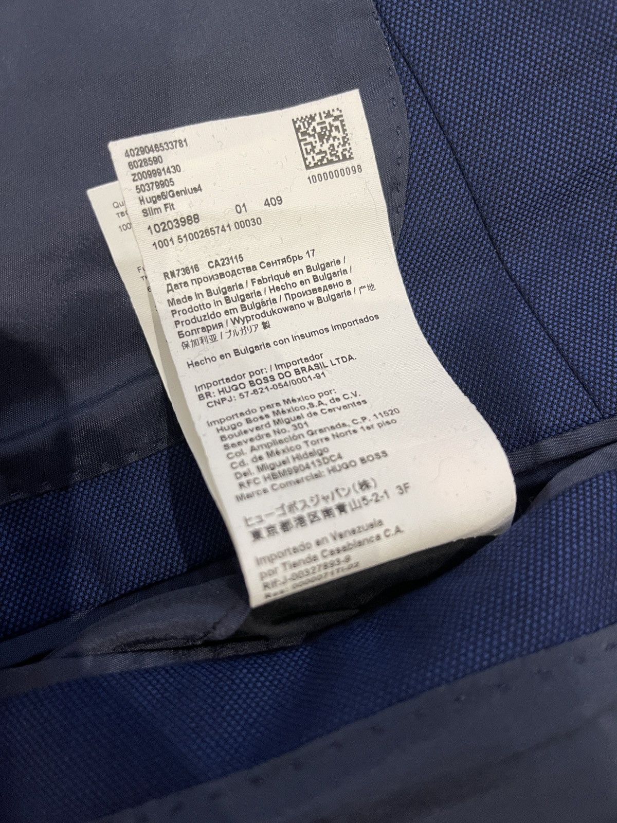 Hugo Boss Hugo Boss classic suit blue blazer trousers 36R Size 36R - 11 Thumbnail