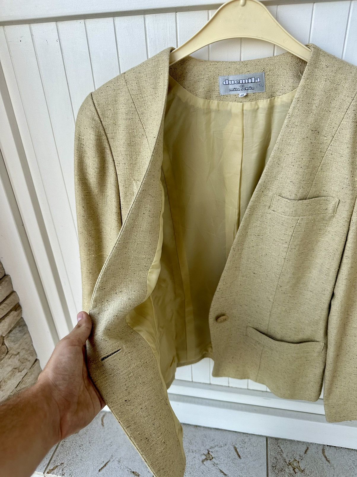 Japanese Brand 🇯🇵 Vintage Duemila De mila shon Jacket Made jn Japan Size M / US 6-8 / IT 42-44 - 13 Thumbnail