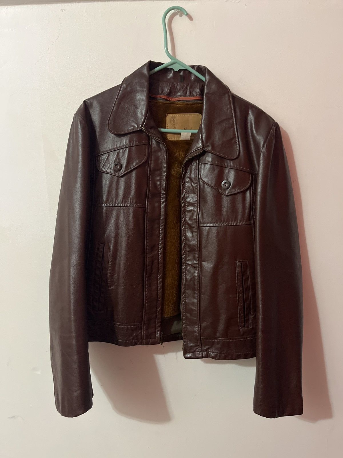 Vintage Vintage Gino leather cropped jacket Size US XXS / EU 40 - 1 Thumbnail