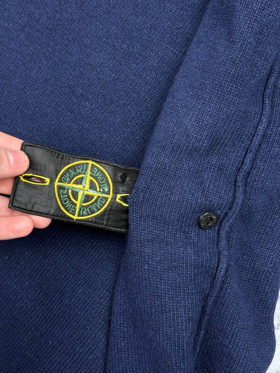 Stone Island Vintage Stone Island Knit Sweater Pullover Wool Size US XL / EU 56 / 4 - 6 Thumbnail