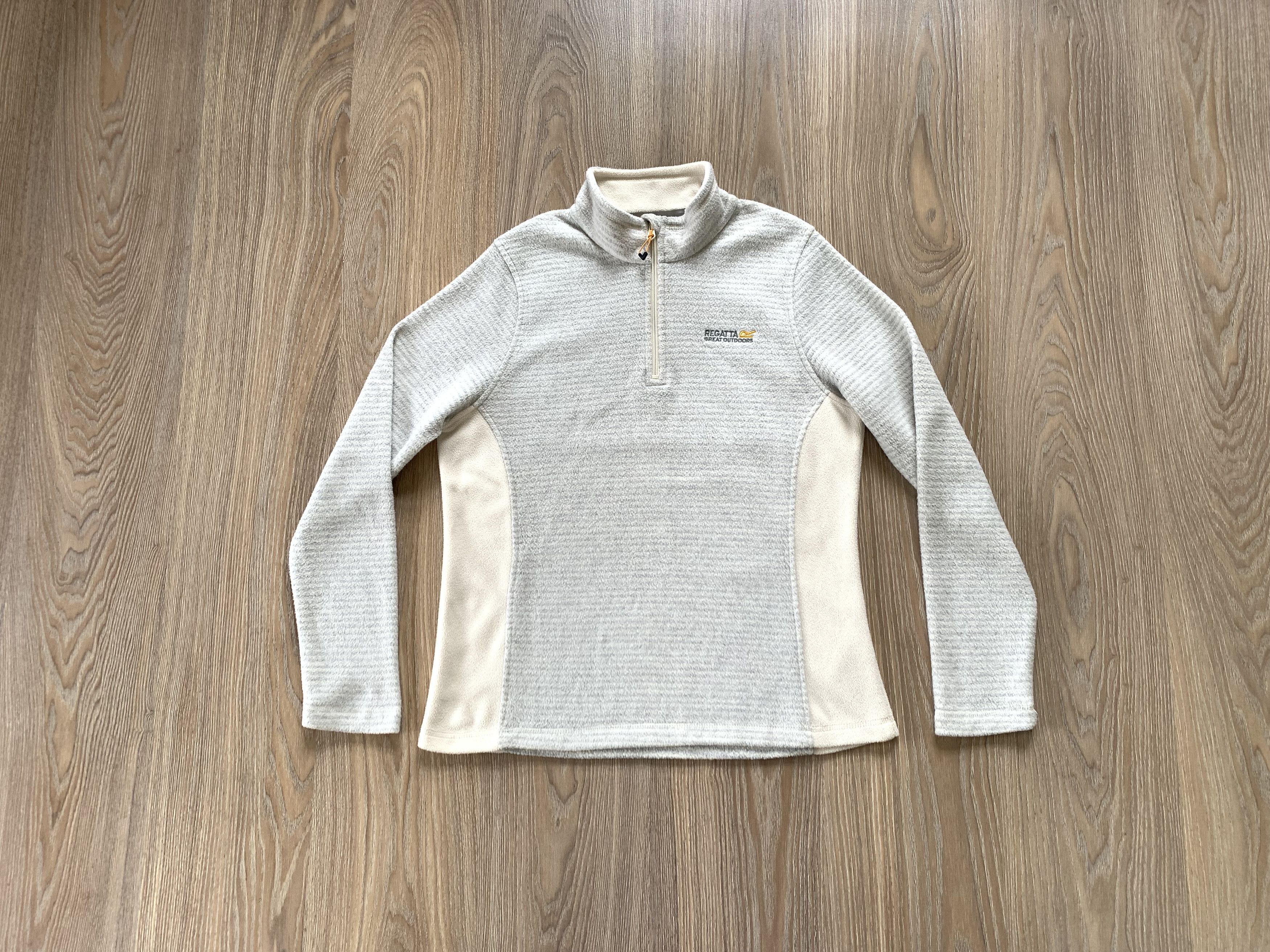 Other Regatta Outdoors Light Grey Half Zip Fleece Longsleeve Size M / US 6-8 / IT 42-44 - 1 Thumbnail