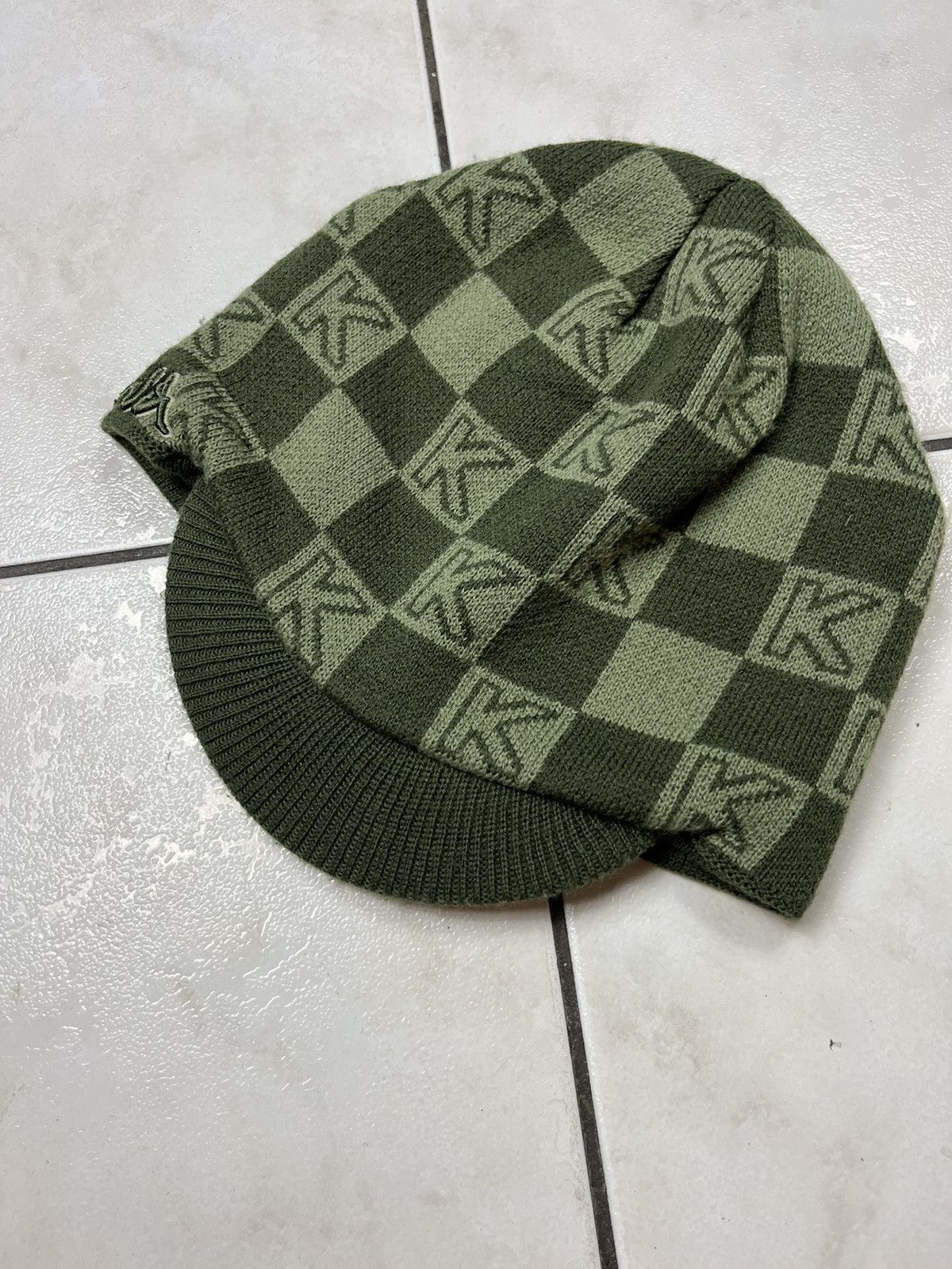 Kappa × Vintage Vintage Kappa visor radar beanie knitted hat cap hip hop y2k Size ONE SIZE - 5 Thumbnail