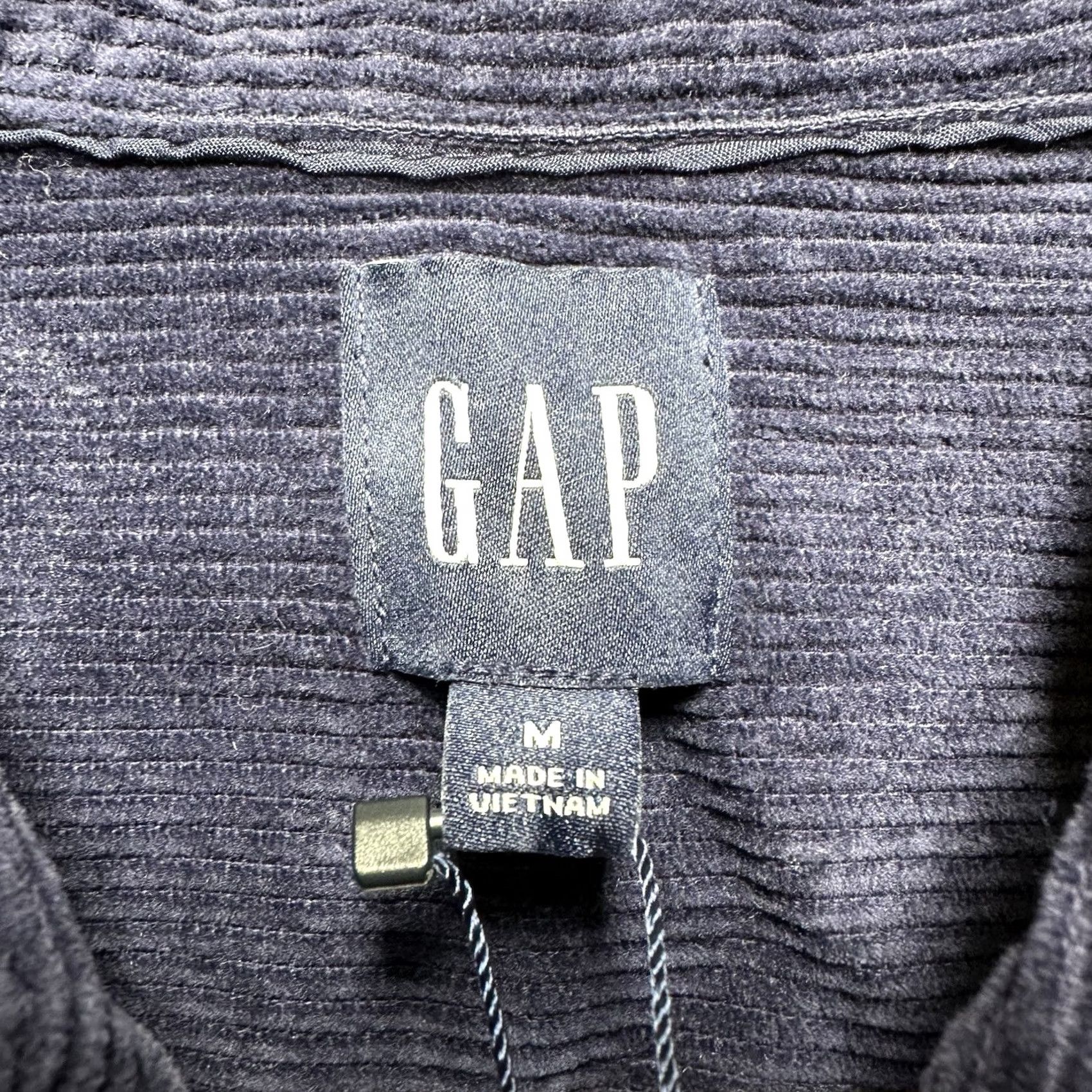 Gap GAP Button Up Corduroy Shirt Mens Medium Eclipse Blue Long Sleeve Casual Size US M / EU 48-50 / 2 - 6 Thumbnail