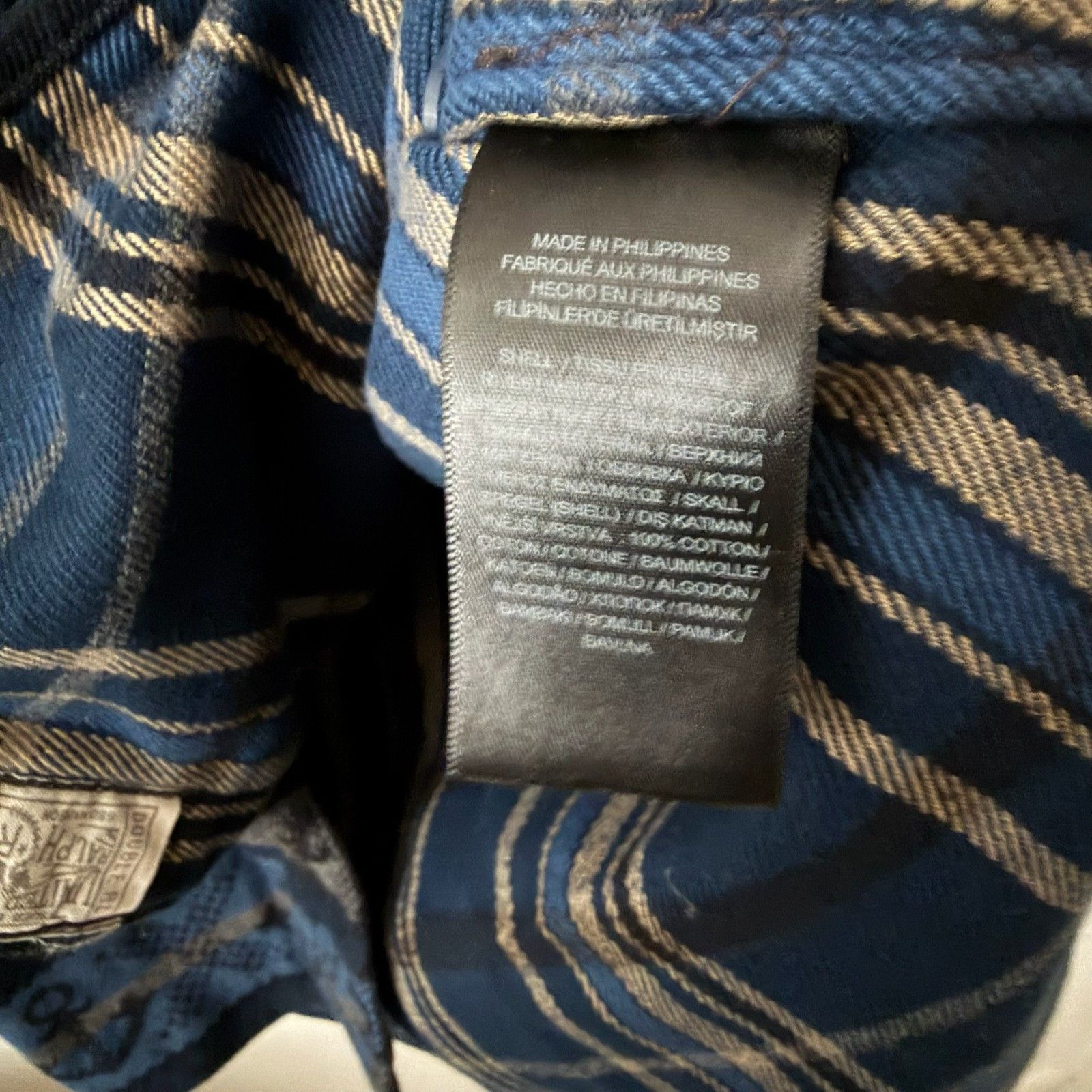 RRL Ralph Lauren Fair Isle Indigo Jacquard Workshirt NEW Size US XL / EU 56 / 4 - 6 Thumbnail