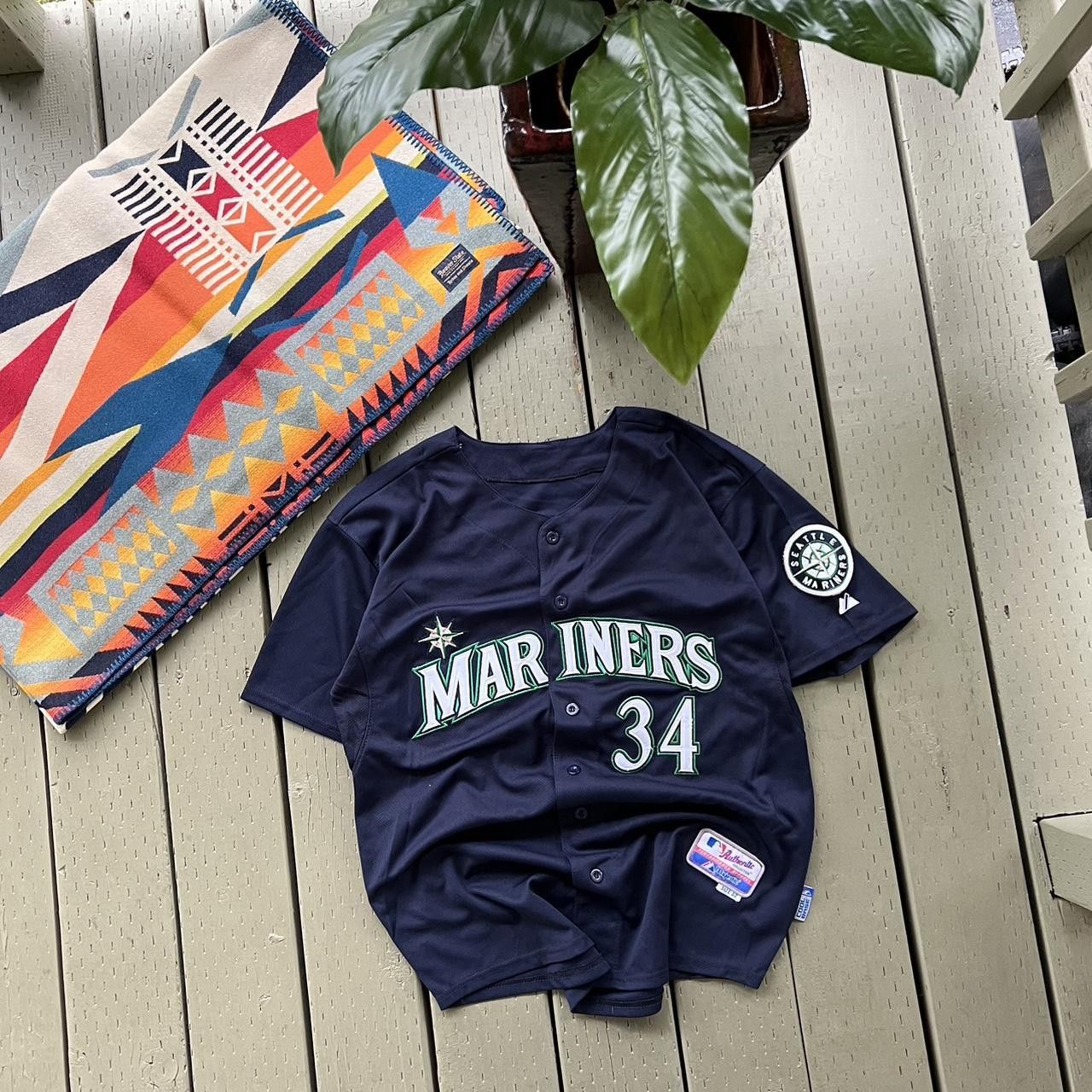 MLB × Vintage Seattle Mariners Hernandez Majestic Authentic MLB Jersey 52 Size US XL / EU 56 / 4 - 3 Thumbnail