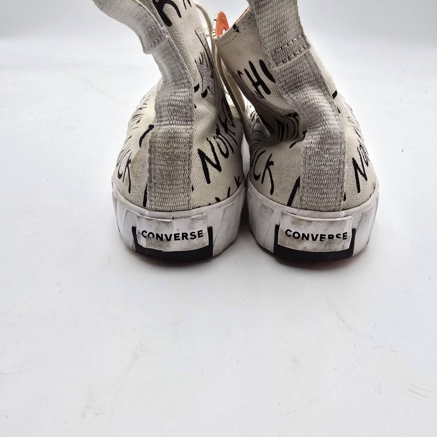 Converse Converse Chuck Shoes Mens Size 8.5 Beige Canvas High Top Sneaker 166503C Size US M / EU 48-50 / 2 - 5 Thumbnail