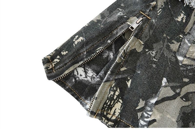 Japanese Brand × Jean Camouflage Fashion Baggy Flare Cargo Pants Size US 34 / EU 50 - 7 Thumbnail